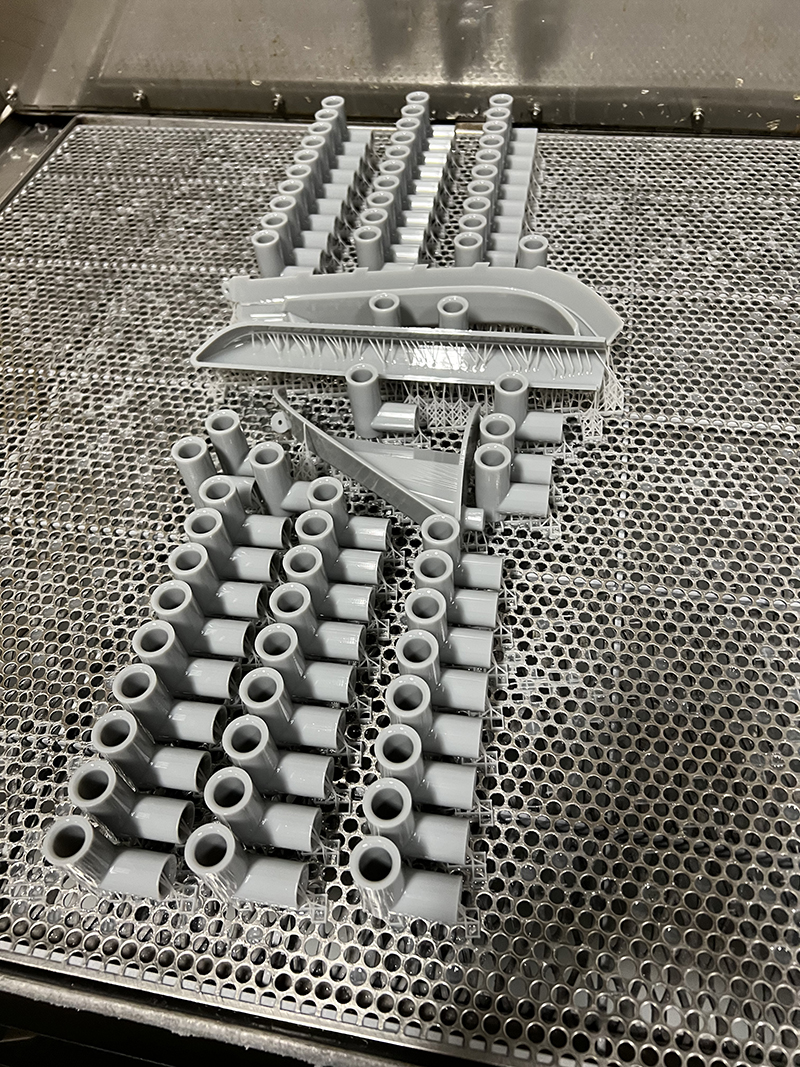 gray plastic sheet part