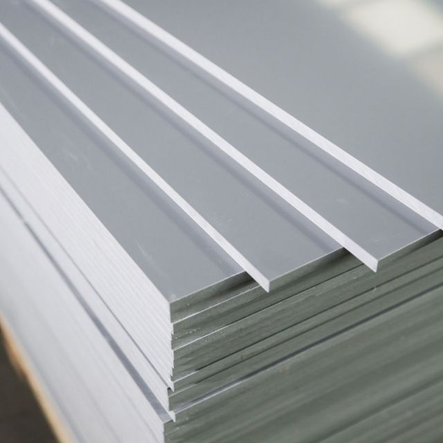 gray plastic sheet