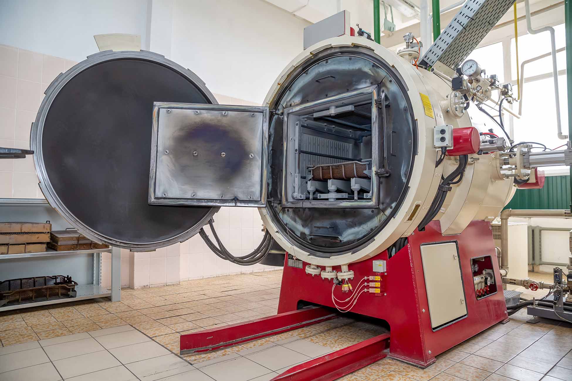 heat treat steel plate part