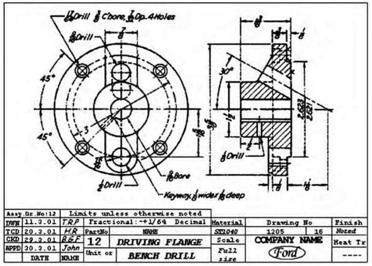 metal fabrication blueprints