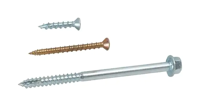stainless steel screws in aluminium