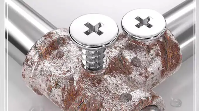 stainless steel screws in aluminium