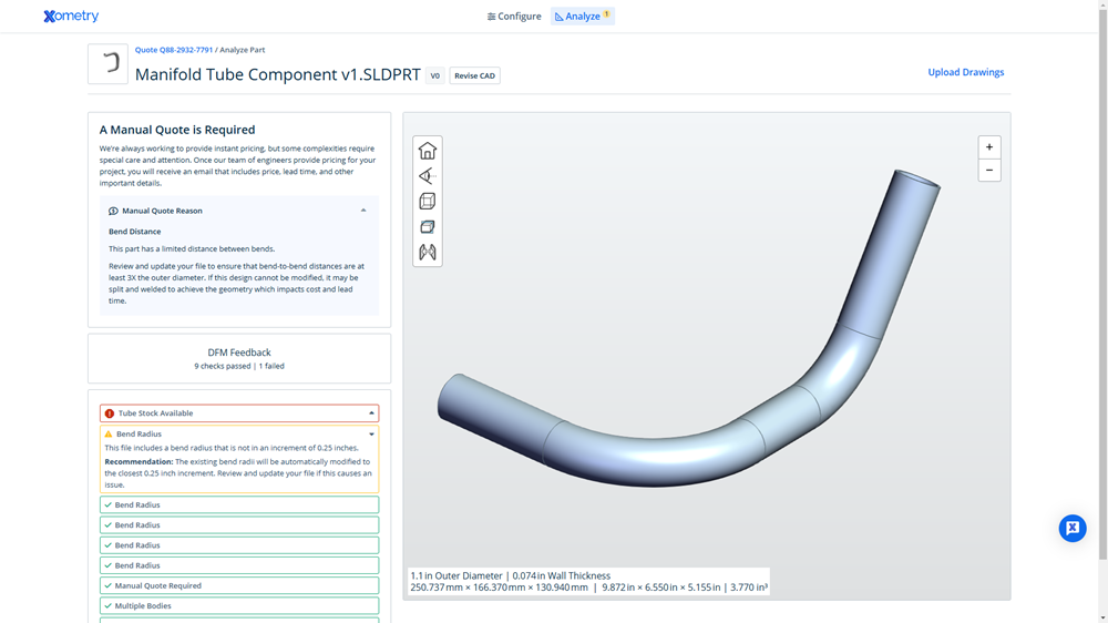 instant sheet metal quote