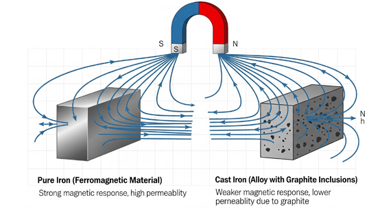 is cast steel magnetic