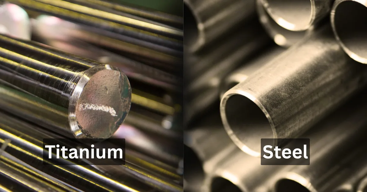 is steel stronger than titanium
