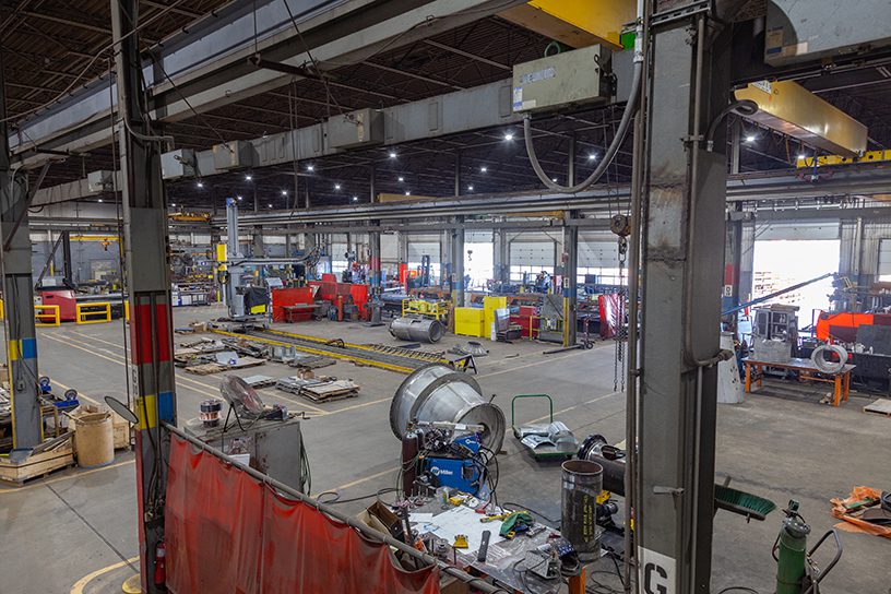 large custom metal fabrication