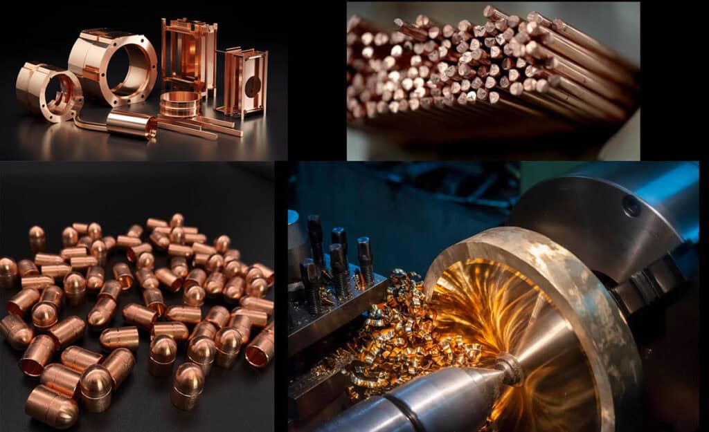 machining of copper alloy parts