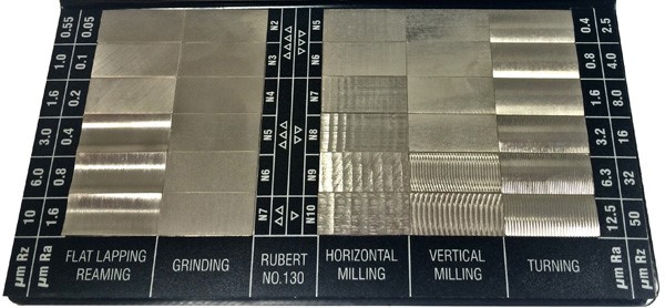 machining surface finish chart