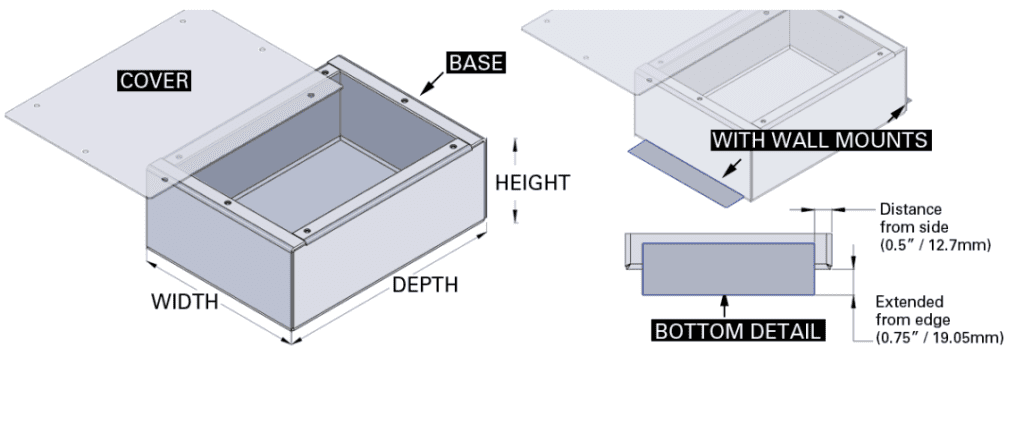 sheet metal box template
