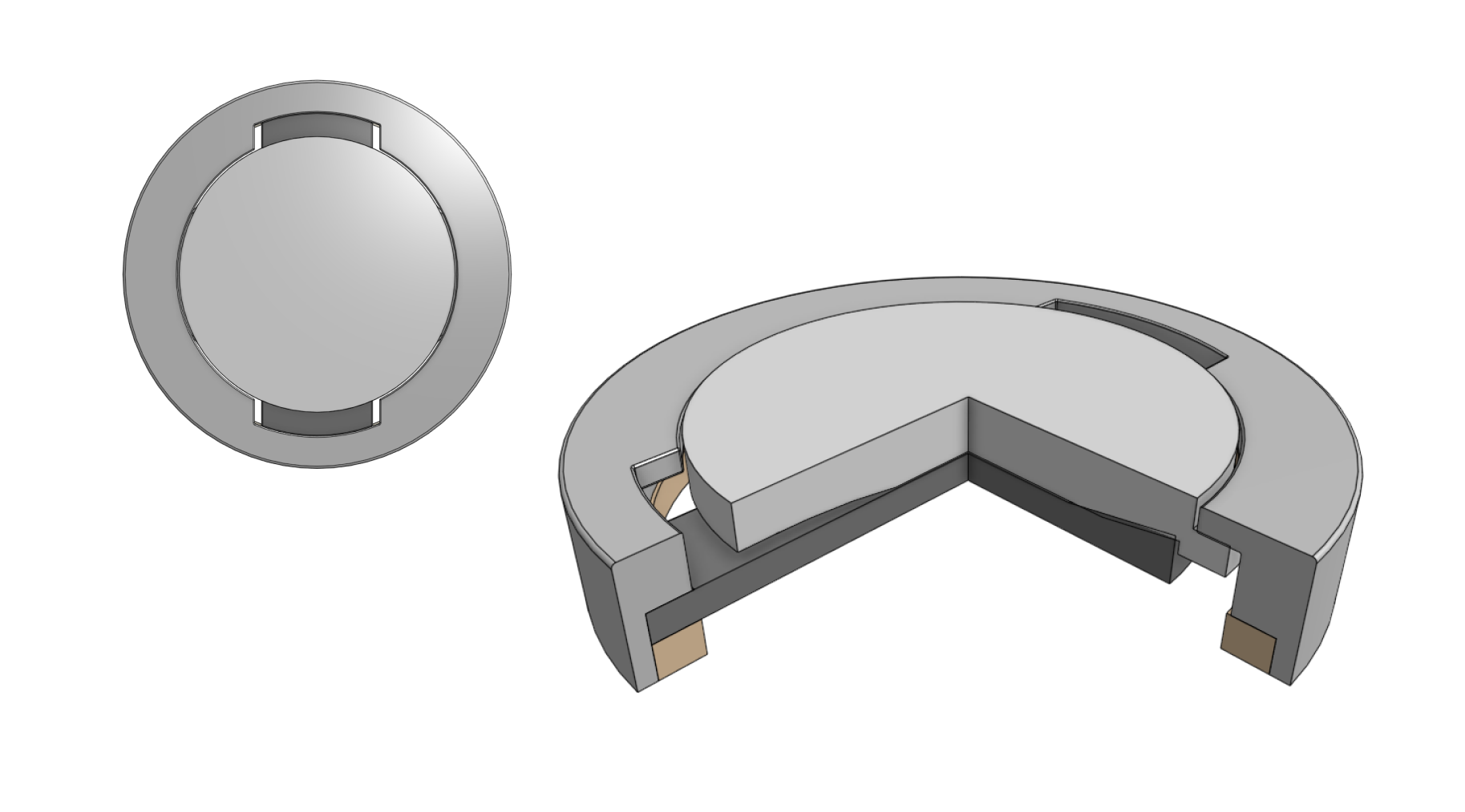 sheet metal snap-fit