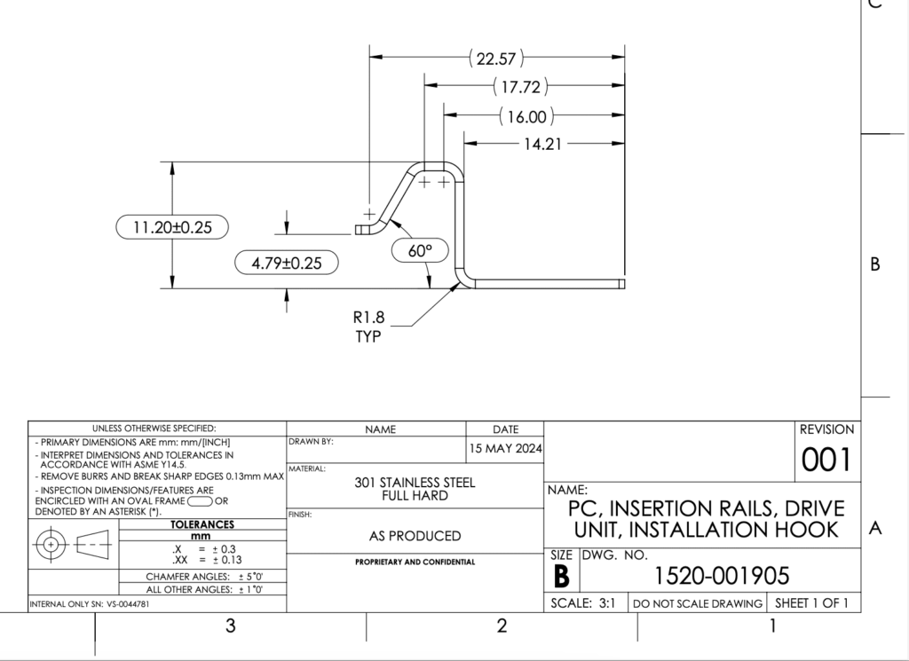 Sheet Metal Tolerances Thickness Manufacturing Service