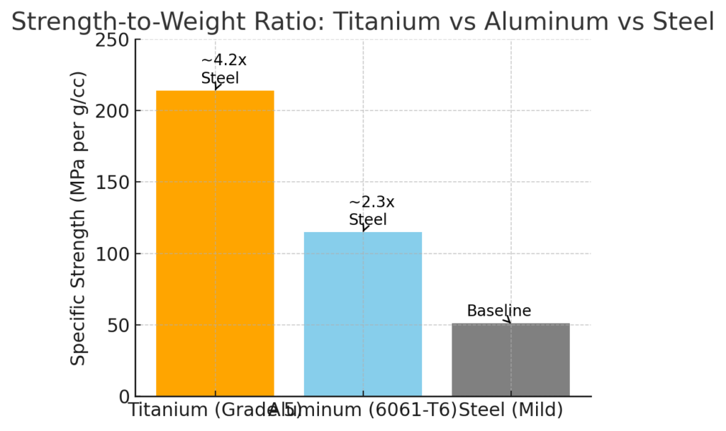 Titanium Strength To Weight Ratio Manufacturing Service
