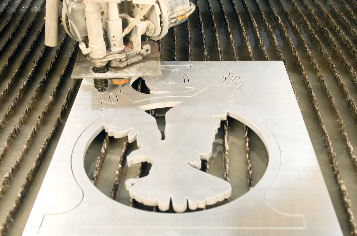 water jet cutting aluminum