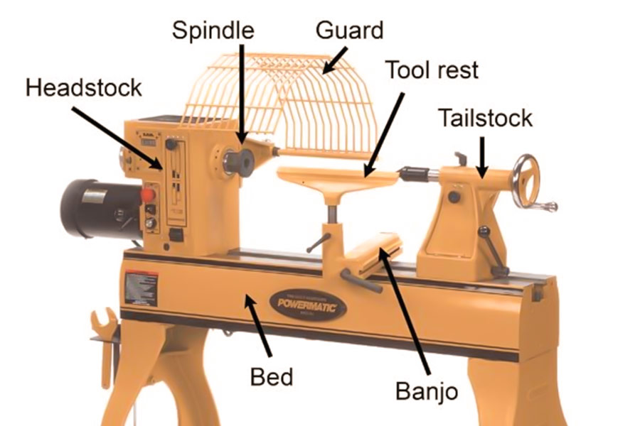 wooden turning machine